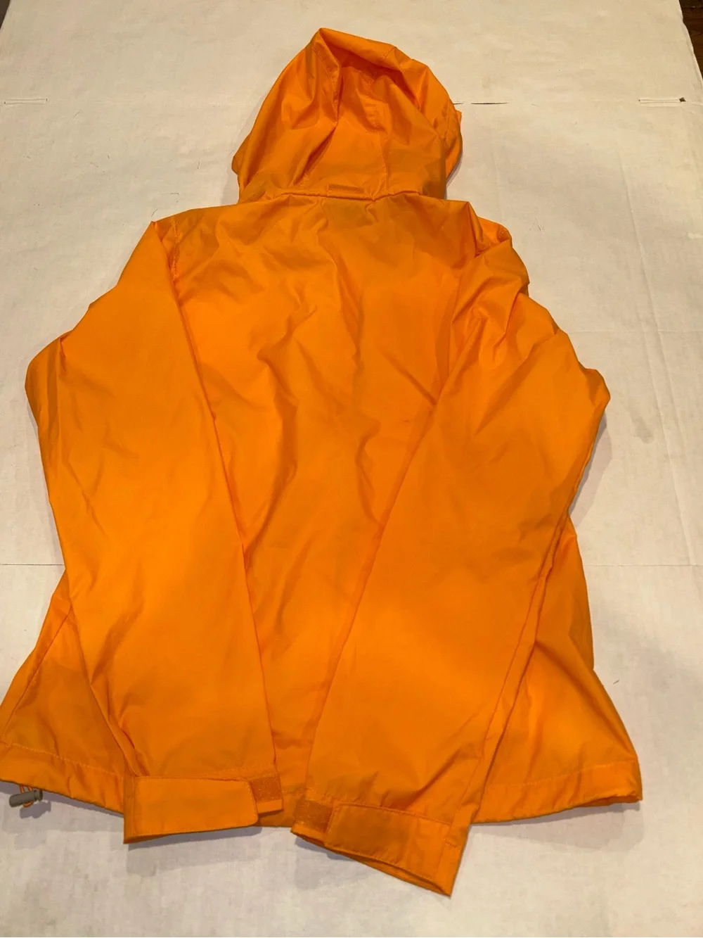 Columbia Women's Orange Hooded Shell Jacket